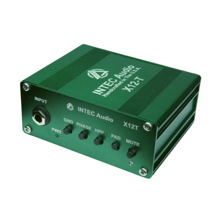 Active DI Box by INTEC Audio Intec X12-T